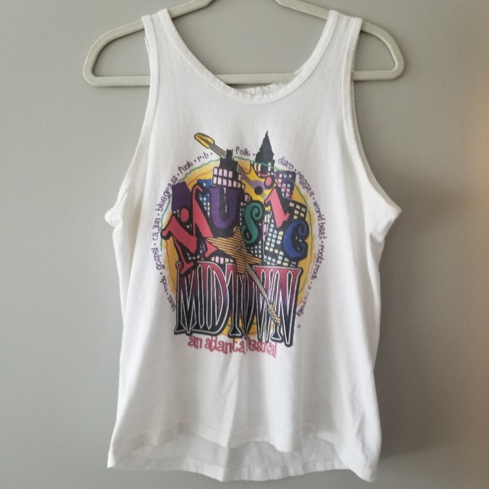 Vintage 90s Atlanta Music Midtown Tank